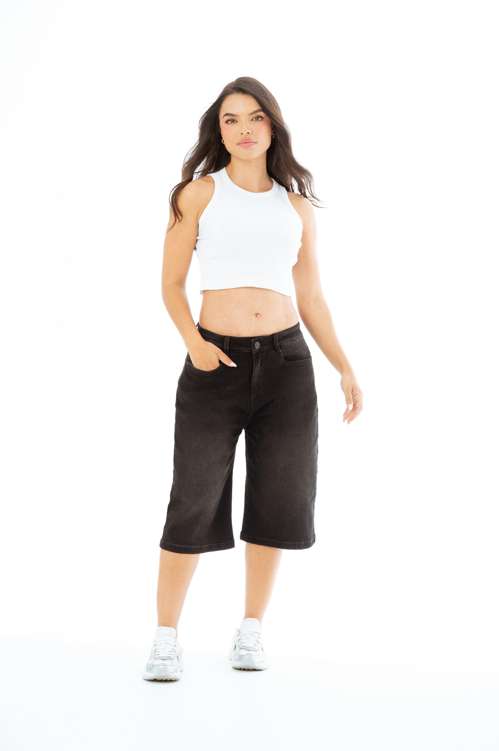 BERMUDA CARGO GRIS REF. 1325 - Vista frontal alternativa