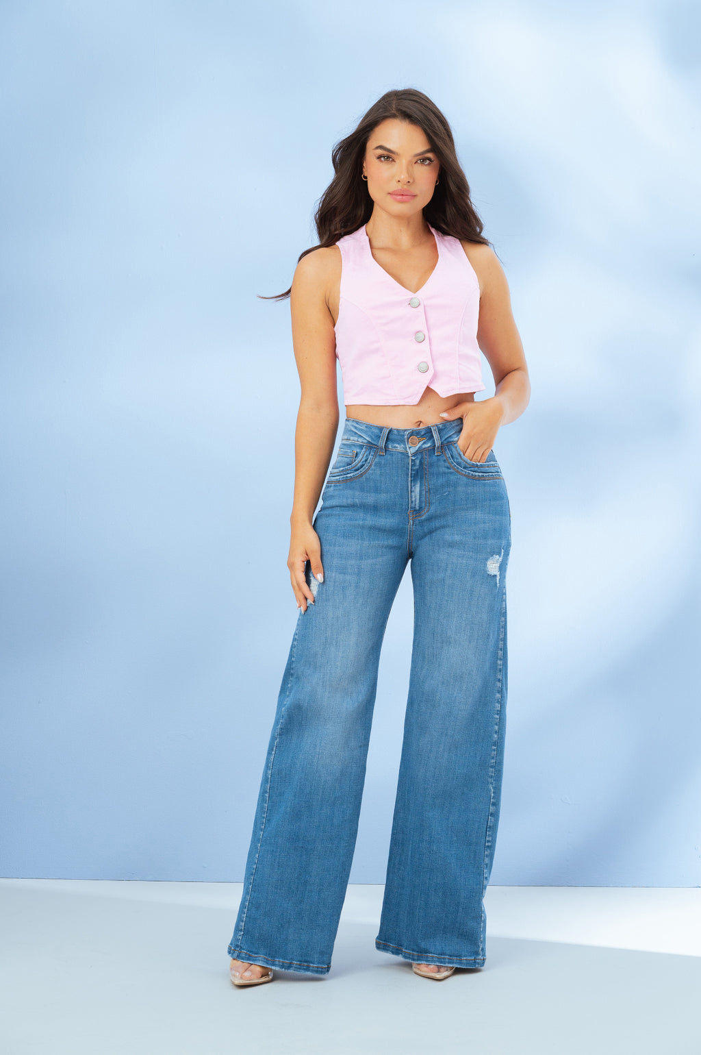 MOMFLARE AZUL MEDIO REF. 1332 - Vista frontal