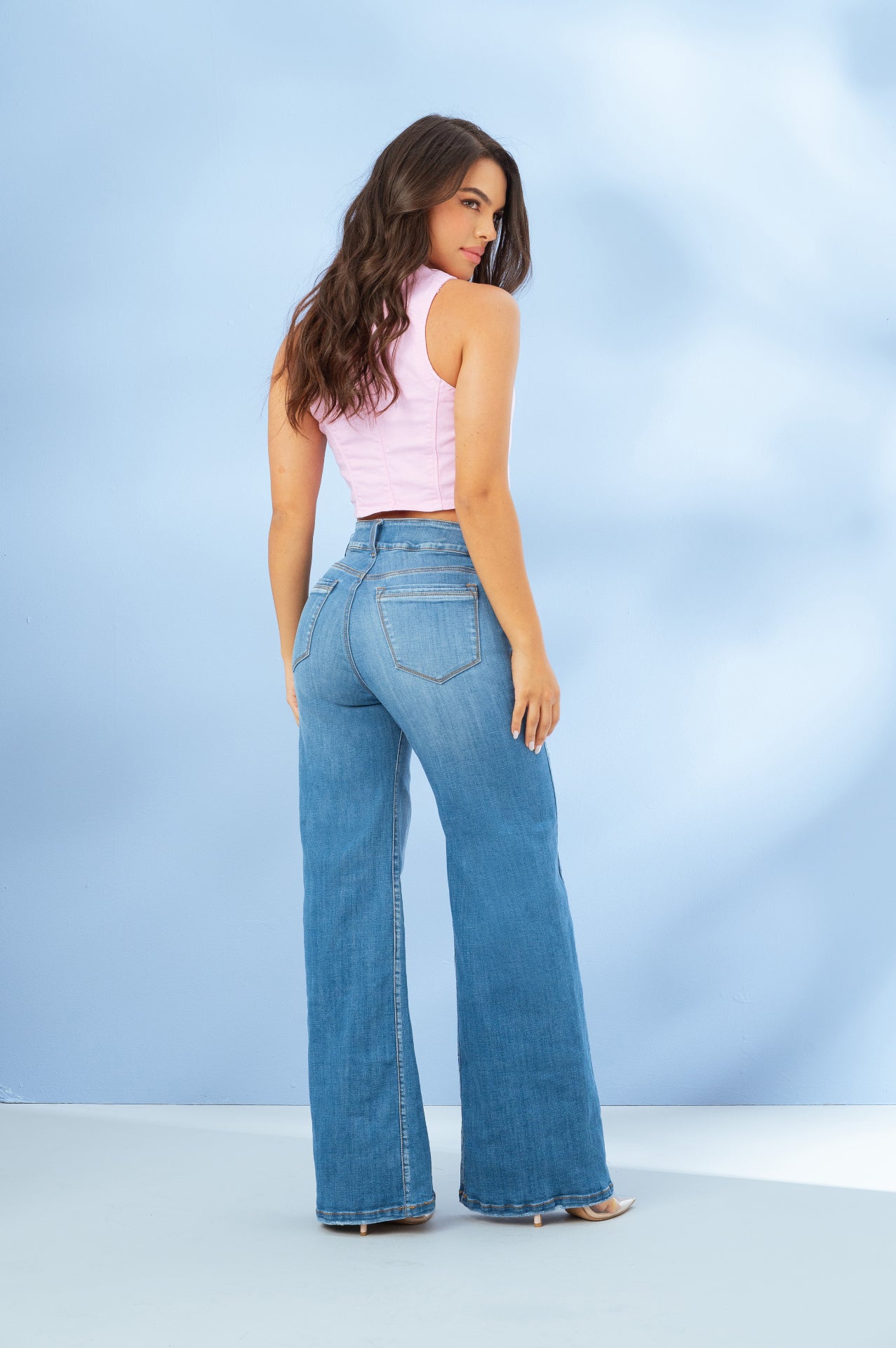 MOMFLARE AZUL MEDIO REF. 1332 - Vista trasera